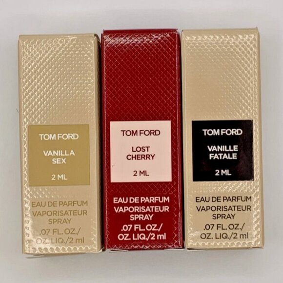 3 Piece Tom Ford Set (Vanille Fatale + Lost Cherry+ Vanilla Sex) Travel 2ml - Picture 2 of 3